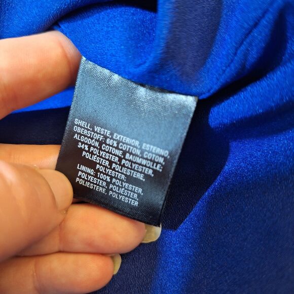 Maeve By Anthropologie Avery Aztec Brocade Blue Purple A Line Mini Dress Size 4 - Picture 4 of 12